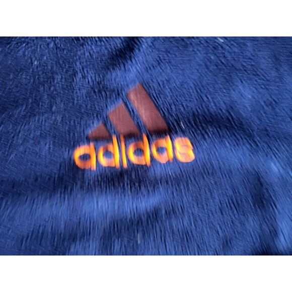 Vintage Adidas Half Zip Fleece Men Sz XL‎ 90s Blue Orange Center Logo Sportswear - Picture 6 of 8